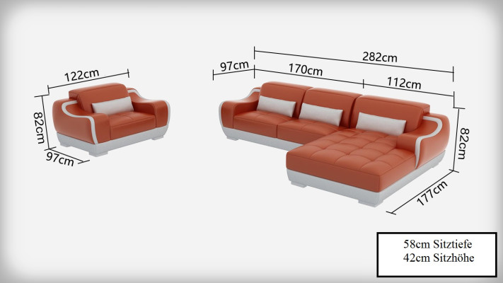 Sofa 3 Sitzer Dreisitzer Multifunktion Sofas Möbel Luxus Designer Couch