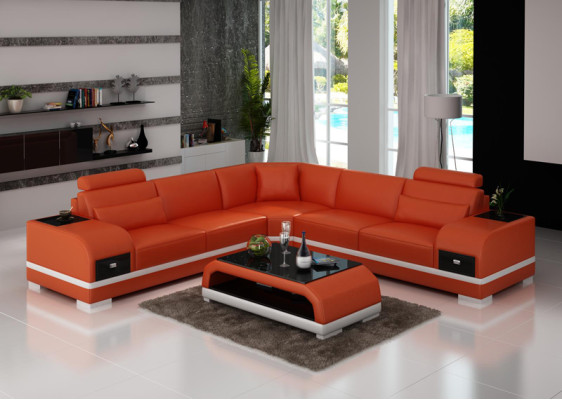 Ecksofa U-form Eckcouch Sofa Couchen Polster Schlaffunktion Couch
