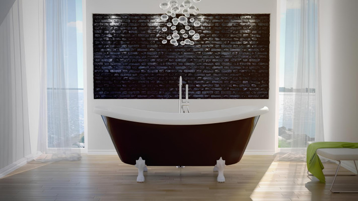 Exclusive freistehende Badewanne Acrylwanne Wanne Bad 190x77 