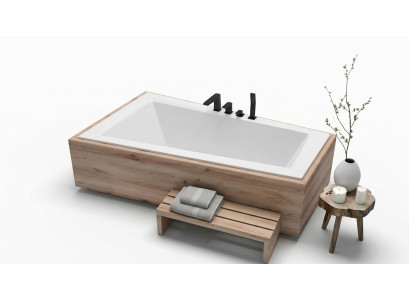 Badewanne Eck Bade Wannne Badezimmer Einbau Wannen Acryl Design