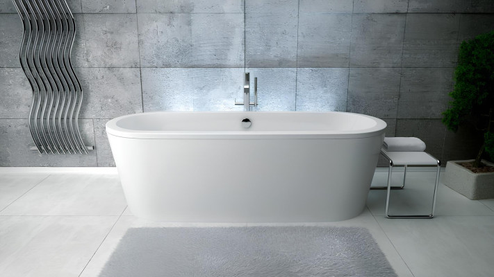 Ovale Wanne Acryl Exclusive Wannen Freistehende Design Neu Badezimmer
