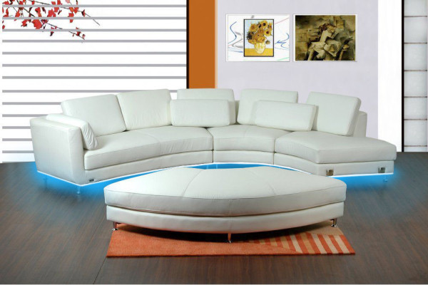 Ecksofa Design Eckgarnitur Eckcouch Sofa Wohnlandschaft Couch Polster Tisch USB
