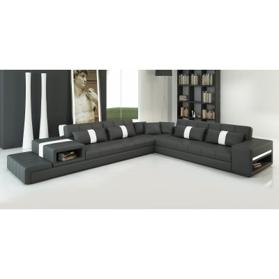 Stoff Couch Textilsofa Ecksofa USB, Couch Wohnlandschaft XXL Textil Sofa Couchen