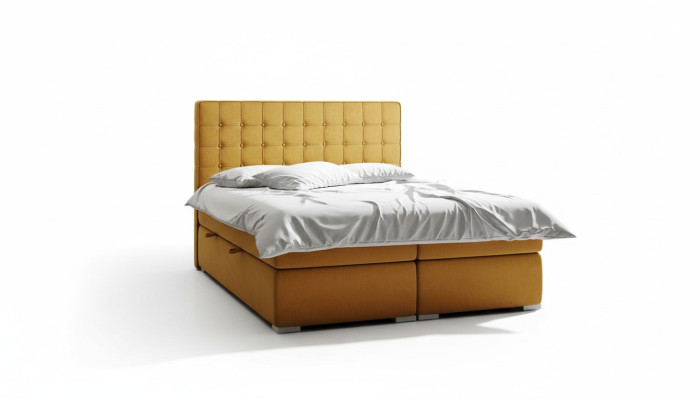 Boxspring Bett Hotel Doppel 160x200 cm Luxus Betten Polster Bettkasten Funktion
