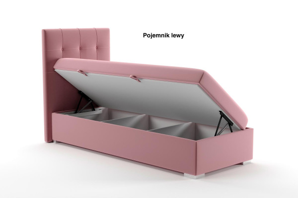 Luxus Boxspring Bett Betten Hotel Polster Bettkasten Funktion 90x200cm
