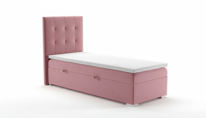 Luxus Boxspring Bett Betten Hotel Polster Bettkasten Funktion 90x200cm