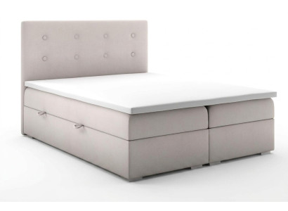 Bett Kasten Funktion Boxspring Hotel Doppel Komplett Set Topper Matratze Betten