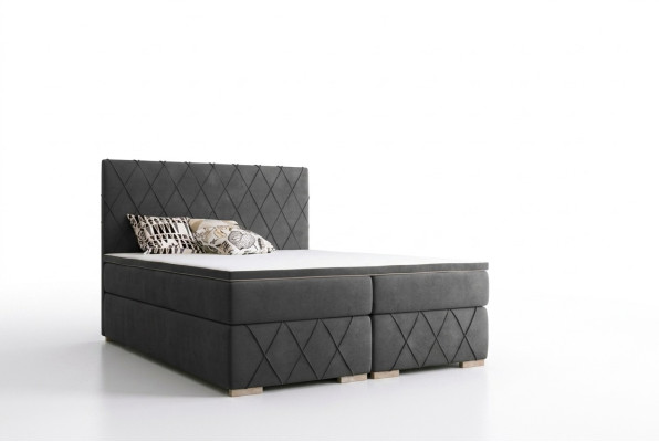 Doppel Bett Komplett Set Matratze Boxspring Topper Betten Funktion Kasten Hotel