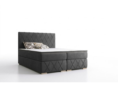 Doppel Bett Komplett Set Matratze Boxspring Topper Betten Funktion Kasten Hotel