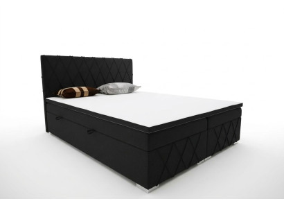 Boxspring Bett Hotel Doppel Luxus Betten Polster Bettkasten Funktion 180x200cm