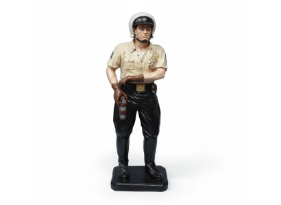 Dekoration Laden Polizist Highway Cop 105cm Statue USA Figur Skulptur Figuren