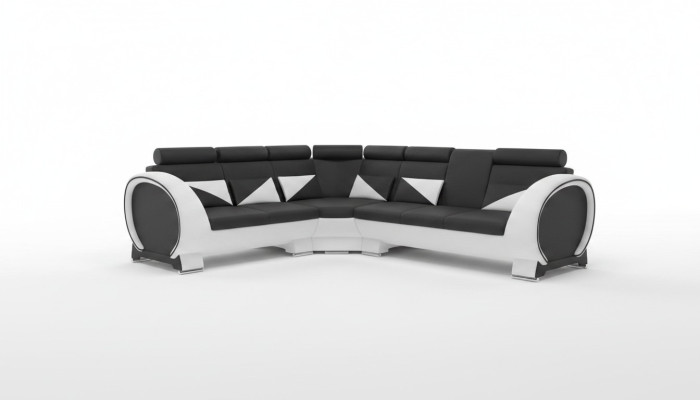 ECKSOFA ECKCOUCH DESIGN *FARBWAHL* SOFA +USB,LEDER LEDERSOFA LEDERGARNITUR