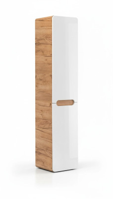 Hängeschrank Badezimmerschrank Hochschrank hängender mit Wäschekorb