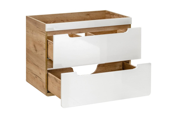 Waschbecken 60cm Waschbeckenunterschrank Badezimmerschrank