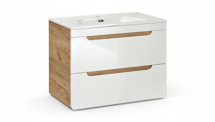 Waschbecken 60cm Waschbeckenunterschrank Badezimmerschrank