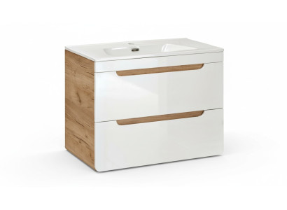 Design Waschbecken 80cm Badezimmer Waschtisch Bad Becken