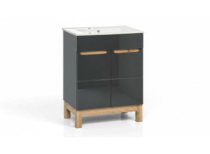 Keramik Waschbecken Waschtisch Unterschrank Becken Badezimmer
