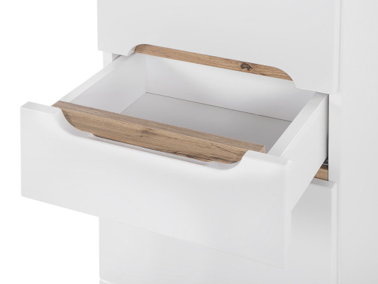 Badschrank Hochschrank Schrank Aufbewahrung Badezimmer Weiß Bad