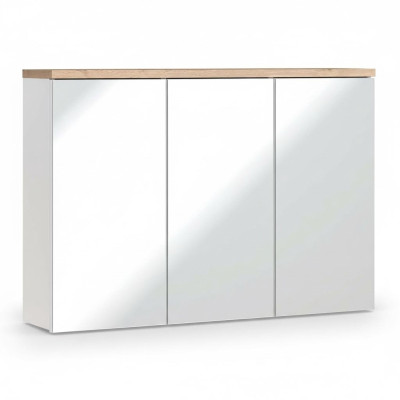Spiegelschrank Wandschrank Badezimmerschrank mit Spiegel 100 cm