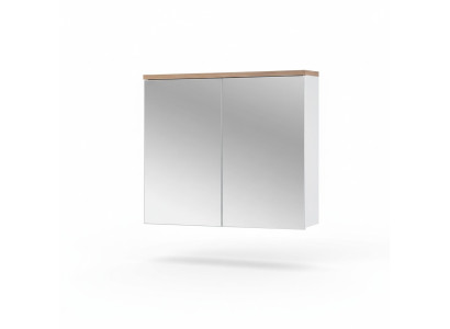 Spiegelschrank Wandschrank Badezimmerschrank mit Spiegel 80 cm