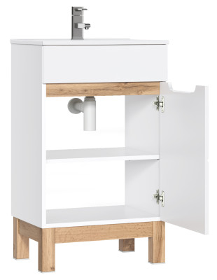 Waschbecken Schrank Regal Schränke 50cm Waschbecken Waschtisch