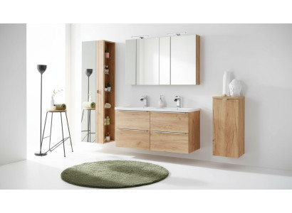 Spiegelschrank Wandschrank Badezimmerschrank mit Spiegel 60 cm Regal