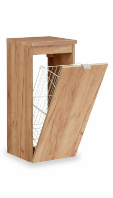 Universelle Hängeschrank Schrank Badmöbel mit einem Wäschekorb
