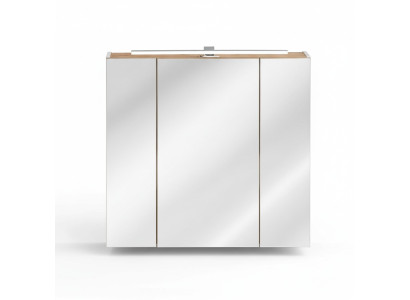 Spiegelschrank Wandschrank Badezimmerschrank mit Spiegel 80 cm Deko LED