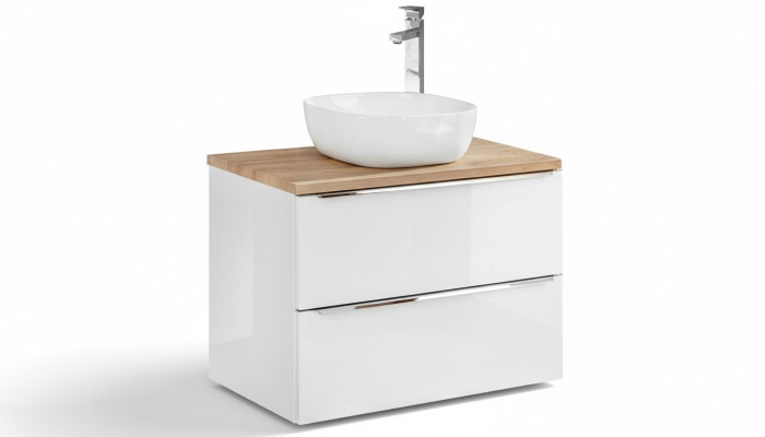 Badmöbel Set 60cm Waschbecken mit Unterschrank Waschtisch