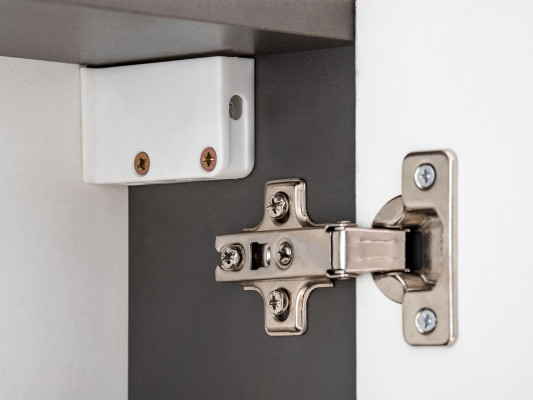 Badezimmer Hochschrank mit Spiegel Tür Regal Badschrank Badmöbel