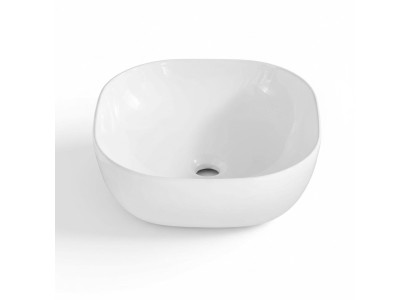 Keramik Waschtisch Modern Waschbecken Dekorative Aufsatzwaschtisch Weiß