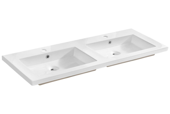 Doppel Waschbecken Keramik Waschtisch Waschbecken Aufsatzwaschtisch