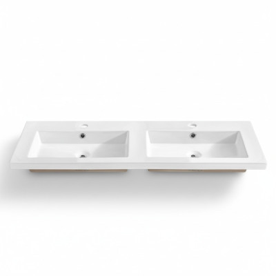 Doppel Waschbecken Keramik Waschtisch Waschbecken Aufsatzwaschtisch