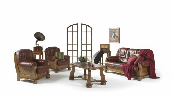 Sofagarnitur 3+1 Sitzer Klassischer Wohnlandschaft Sofas Couchen Polster Sofa