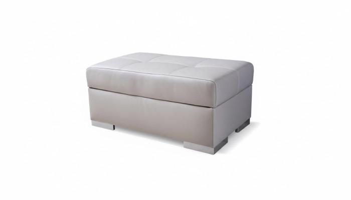 XXL Fußhocker Club Lounge Dekor Hocker Leder Textil Ottoman Designer Pufa