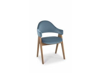 Set 4x Stuh Luxus Design Polster Massiv Holz Stühle Sitz Büro Office Esszimmer