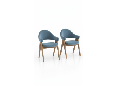 Luxus Sessel Set 10x Stuhl Gruppe Sitz Polster Lehn Stühle Garnitur Holz