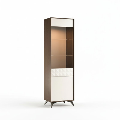 Moderne Vitrine Schrank Vitrinen Wohnzimmer Schau Design Schränke Glas Möbel neu