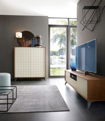 Kommode Vitrine Kommoden Vitrinen Kommodenschrank Designer Schrank 125x58x43cm