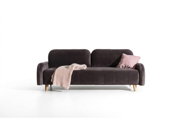 Das luxuriöse große Schlafsofa ist aus hochwertigem Material gefertigt