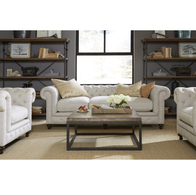 Chesterfield Sofa Couch Polster Stoff Leder Deko Garnitur Polster Couchen