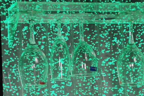 Led Wasser Wand Bar Regal Säule Wassersäulen Theke Regale Designer