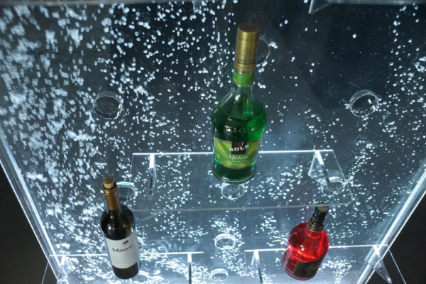 Led Wasser Wand Bar Regal Säule Wassersäulen Theke Regale Designer