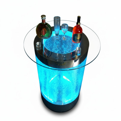 Led Bar Tisch Wasser Wand Bar Theke Regal Möbel Beleuchtete Couchtisch