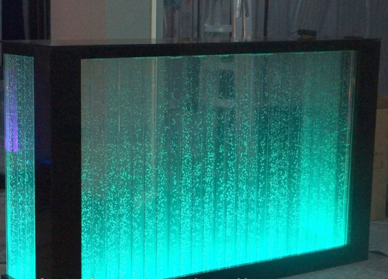 Bar Tisch Wasser Wand Bar Theke Beleuchtete Bartisch Bartheke Led Regal