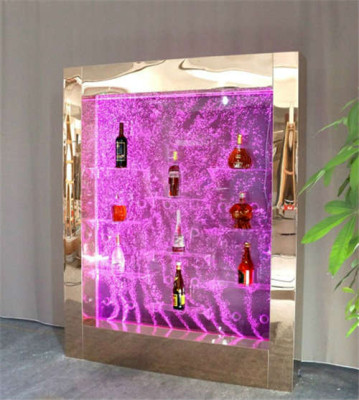 LED Wasser Wand Regal Bar Einrichtung Ausgefallene Regale Schrank