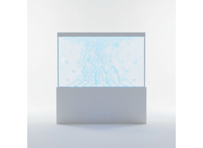 Moderne Trennwand Wasser Wände LED Dekorative Wasserwand Beleuchtete Wand