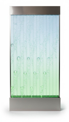Wandpaneel mit Wasserblasen LED Dekorative Wasserwand Designer Wasser Wand