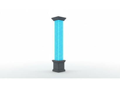 Designer 270cm Wassersäule xxl wasser säulen Bar Lokal Wasser Wand
