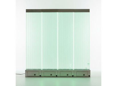 Wandpaneel LED Wasserwand Wasser Wände Wasser Modern Blasen Dekorative Wand